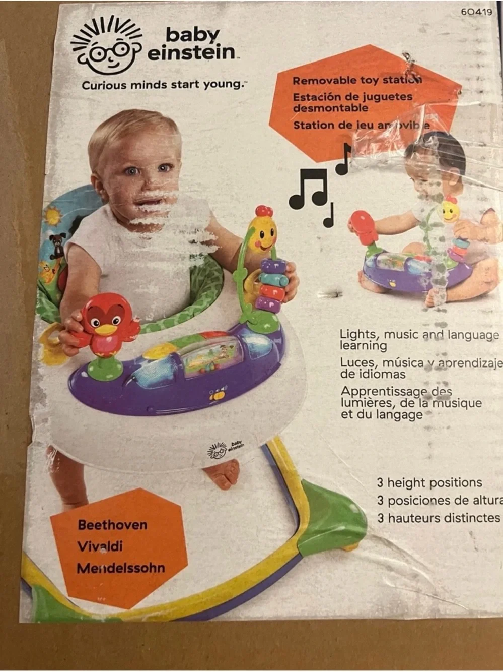 Like NEW Baby Einstein Walker w/ toy station that plays music - Picture 1 of 3